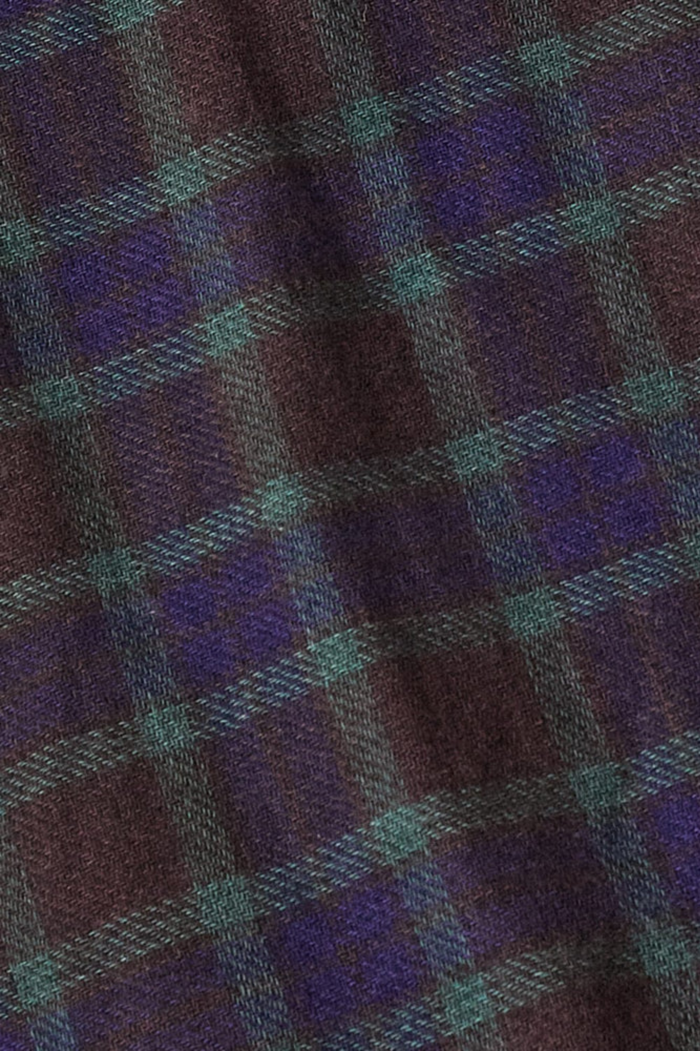 Plaid Cashmere Scarf