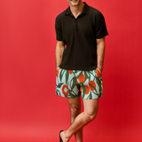 Slim Pleated Polo