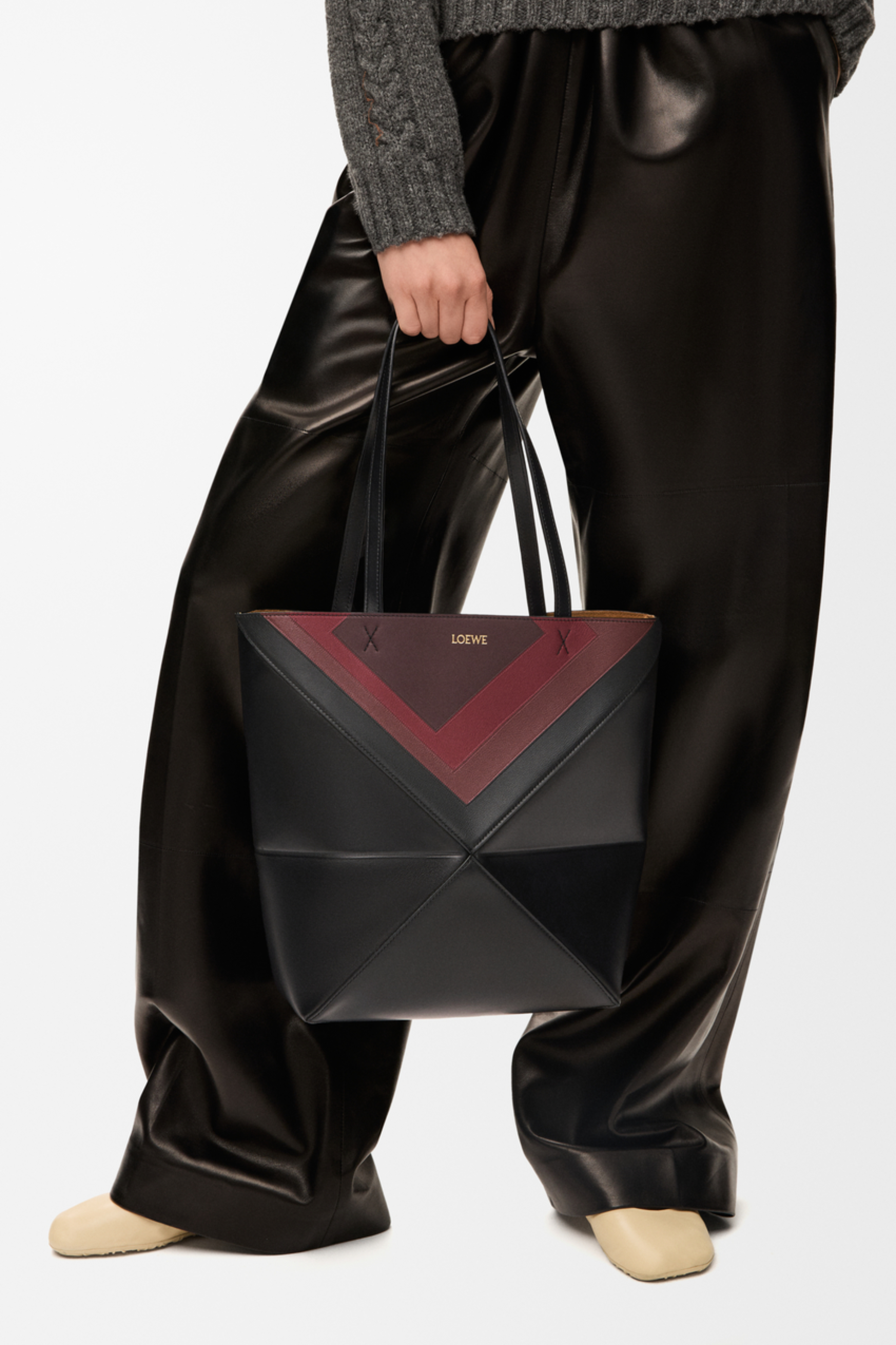 Puzzle Fold Tote M Square