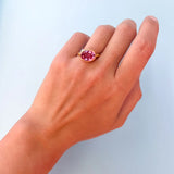 Pink Tourmaline Princess Ring