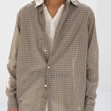 Airy Light Cotton Check Shirt