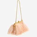 Lilith Chain Evening Bag in Desert Sand