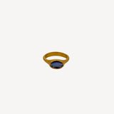 Oval Sapphire Nesting Ring
