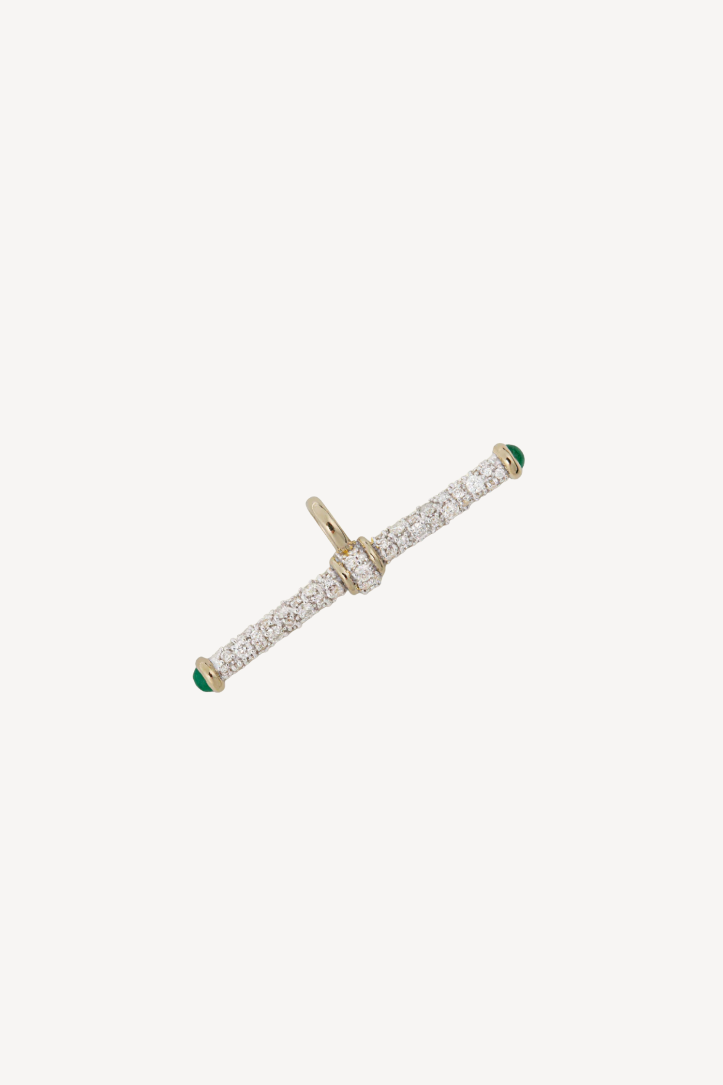 Diamond Pavé T-Bar Pendant