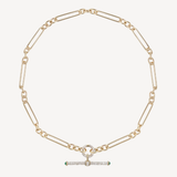 Diamond Pavé T-Bar Pendant