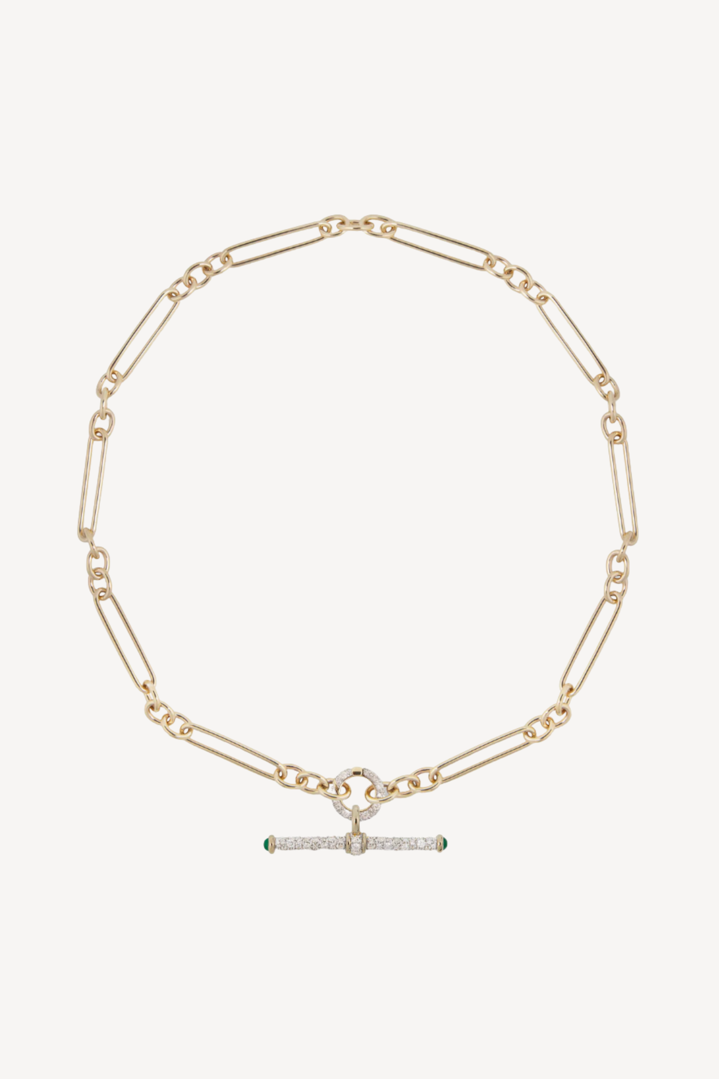 Diamond Pavé T-Bar Pendant