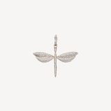 Pave Dragonfly Pendant