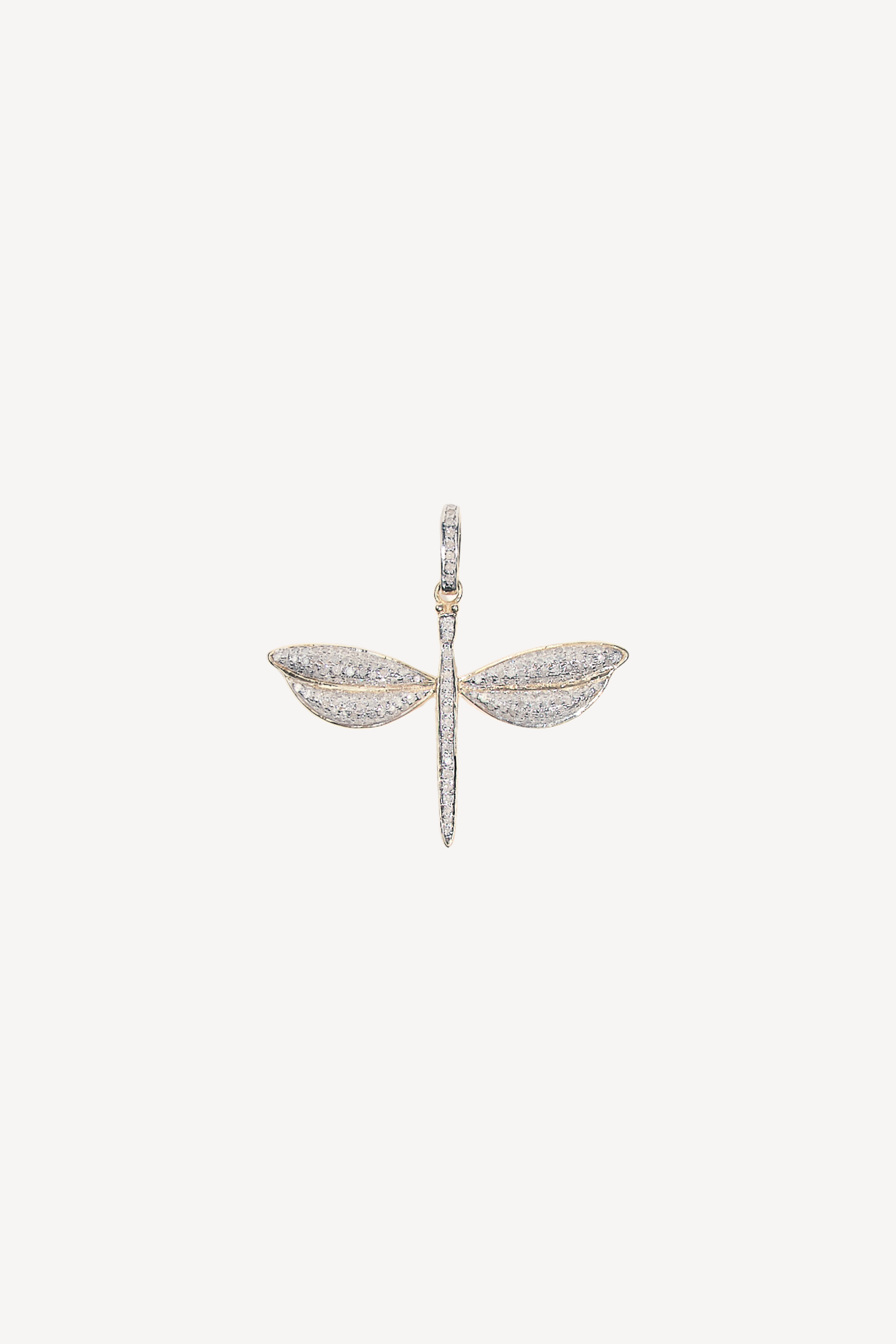 Pave Dragonfly Pendant