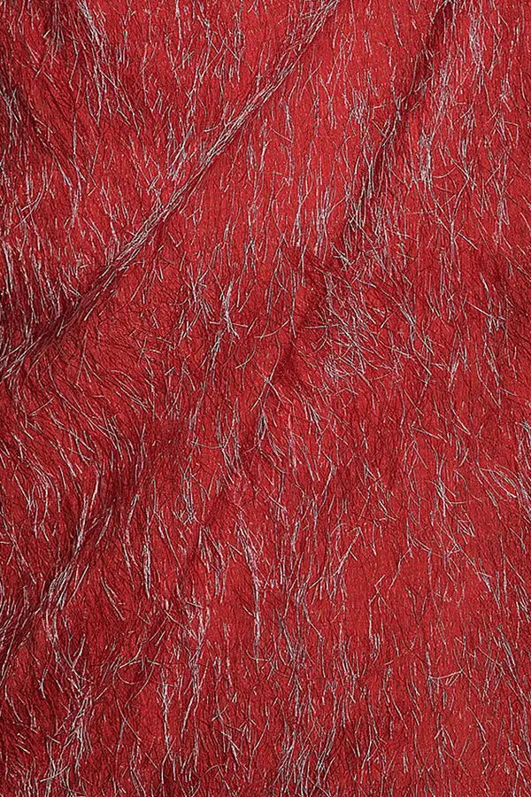 Sil Coupe Feather Dress in Flash Red
