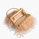 Lilith Chain Evening Bag in Desert Sand
