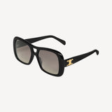 Triomphe in Shiny Black / Gradient Brown