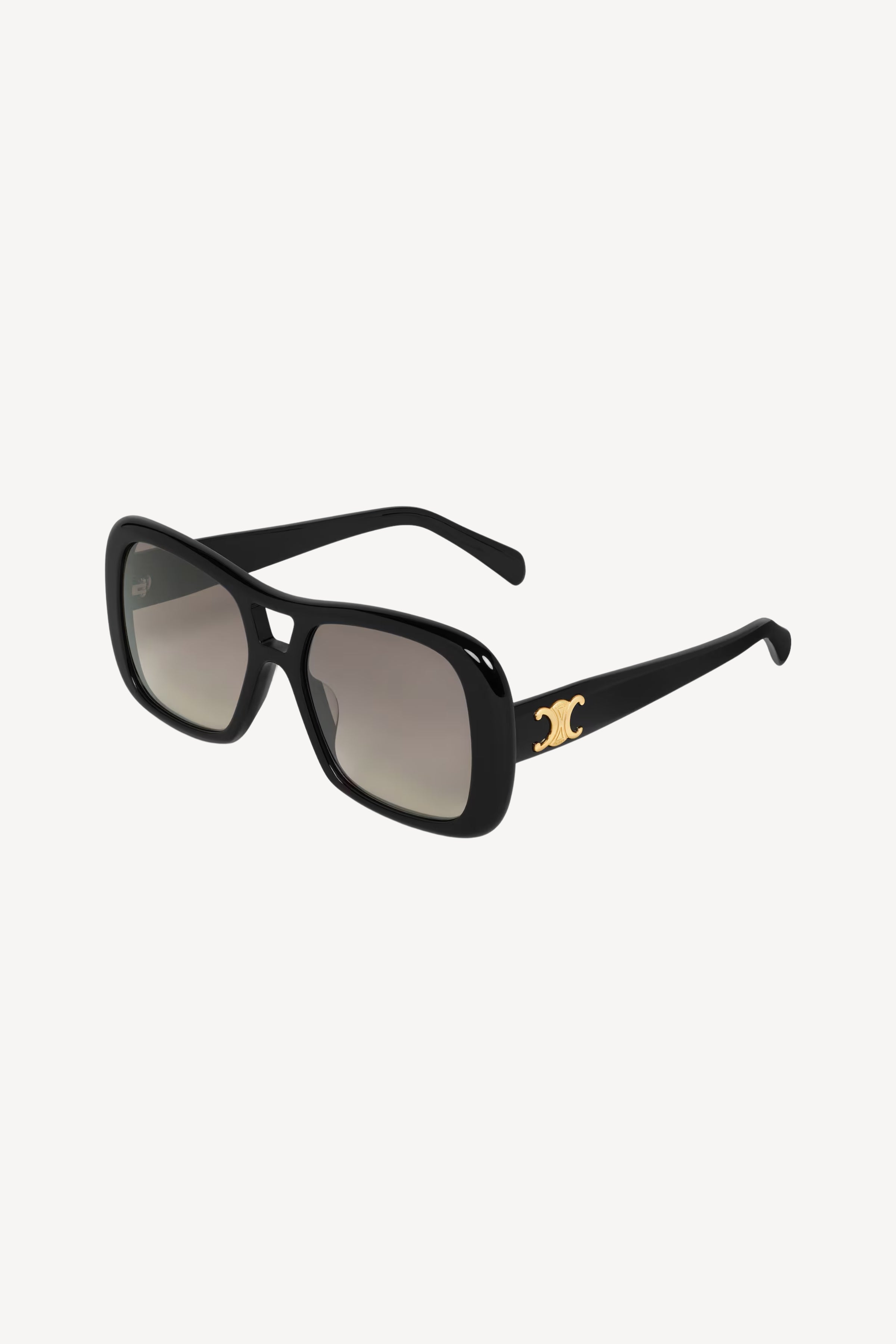 Triomphe in Shiny Black / Gradient Brown