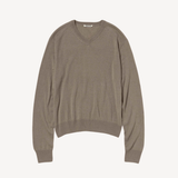 Cashmere Silk Knit V-Neck