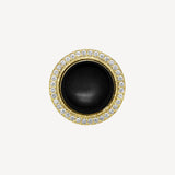 Black Moon Yellow Cufflinks