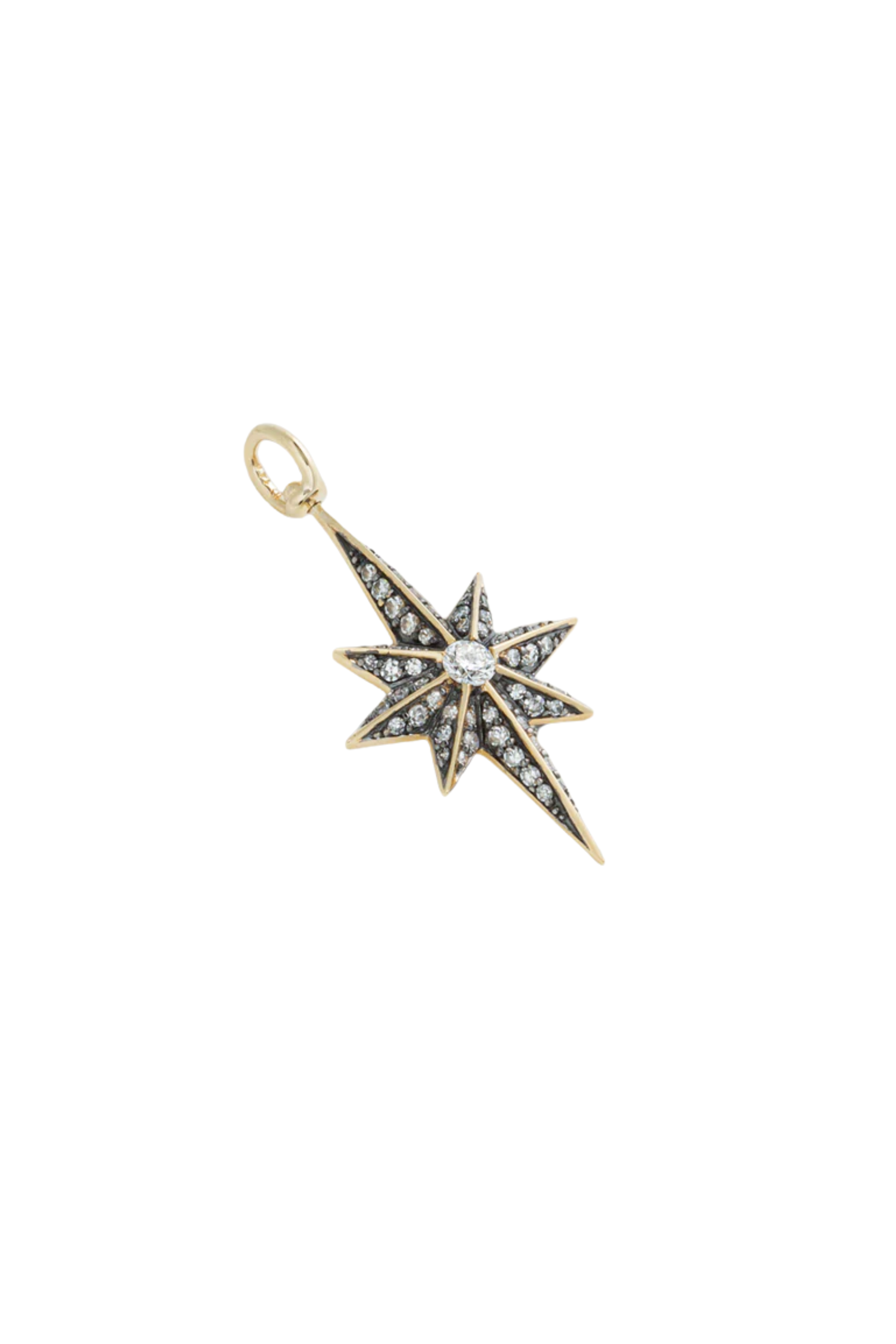 Victorian Star Diamond Pendant