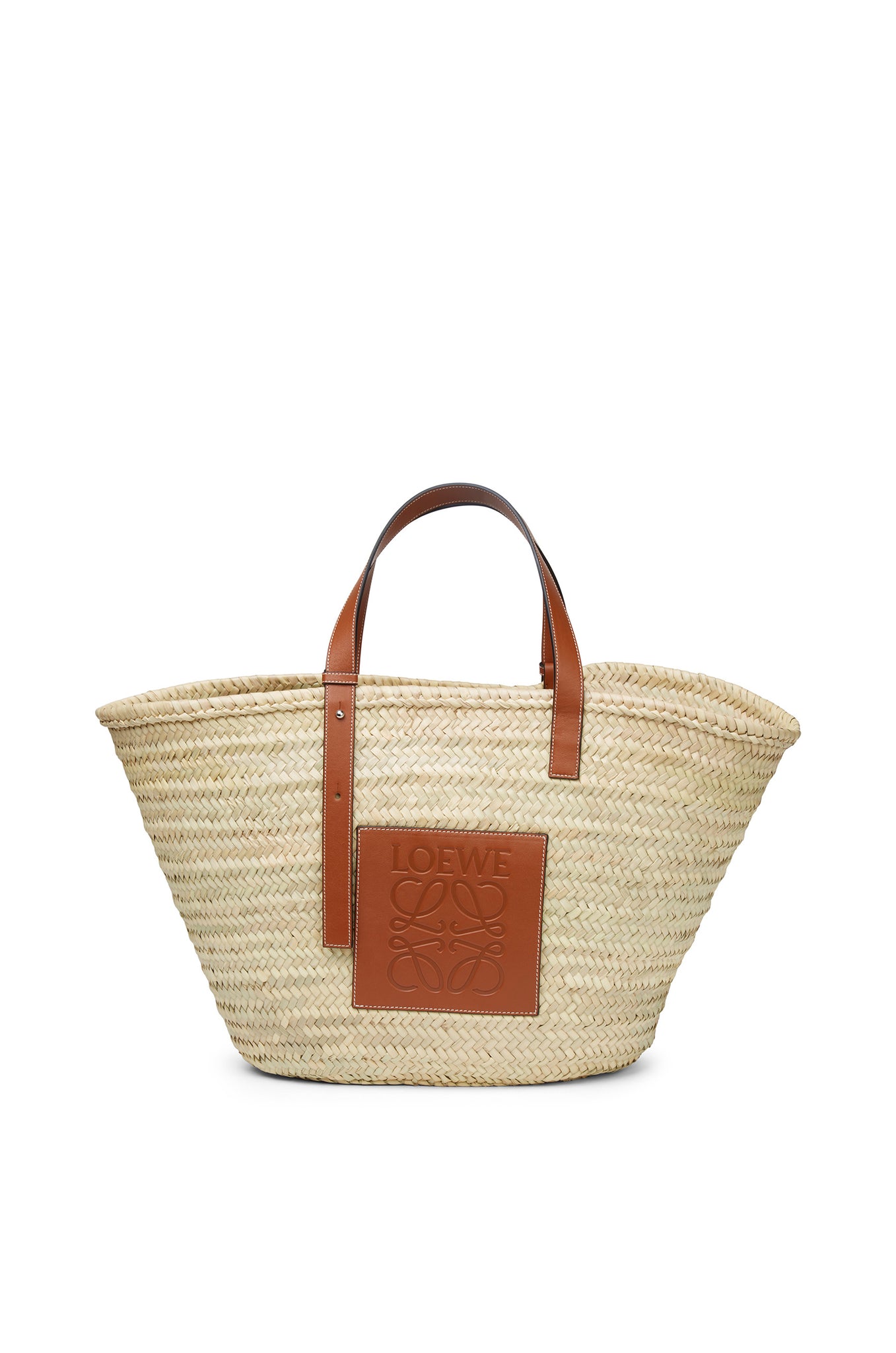 Natural Large Basket Bag