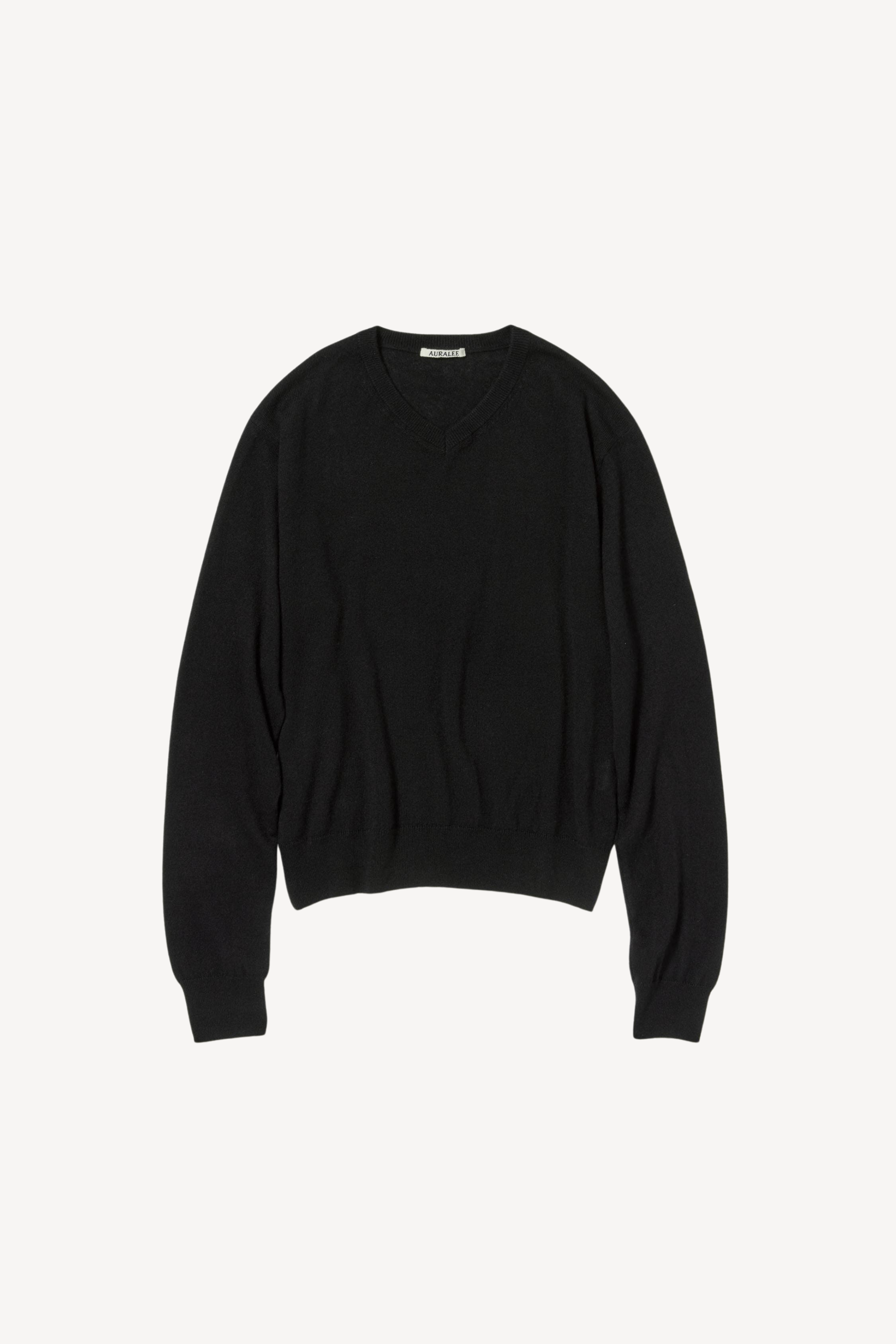 Cashmere Silk Knit V-Neck