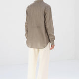 Airy Light Cotton Check Shirt