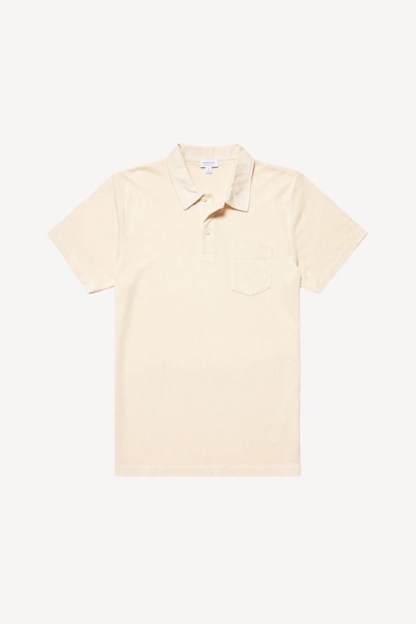 Short Sleeve Riviera Polo in Undyed