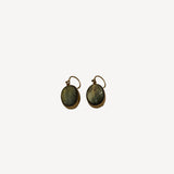 Oval Lab Earrings