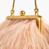 Lilith Chain Evening Bag in Desert Sand