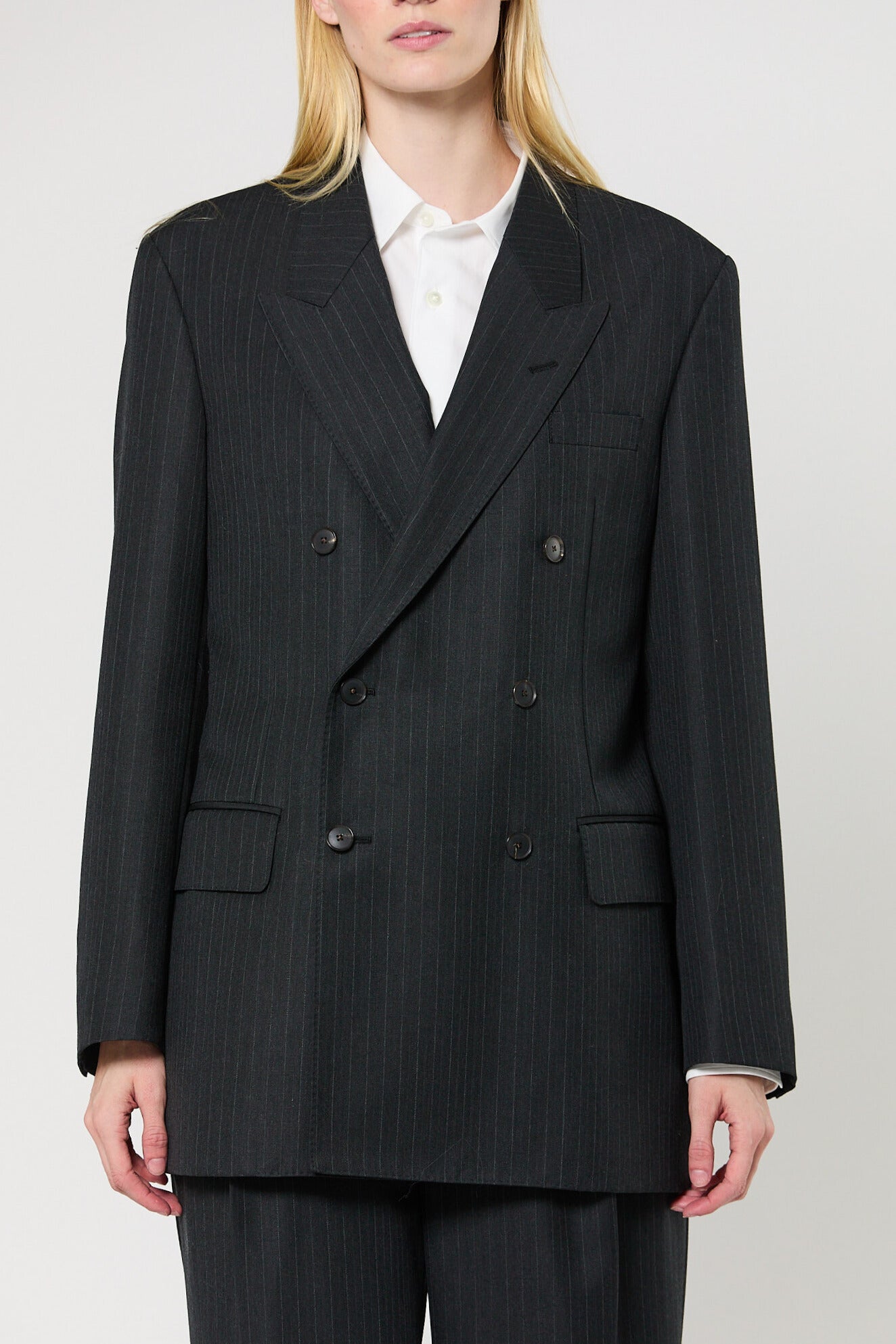 Wool Double Breasted Jacket