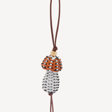 Mushroom Woven Charm