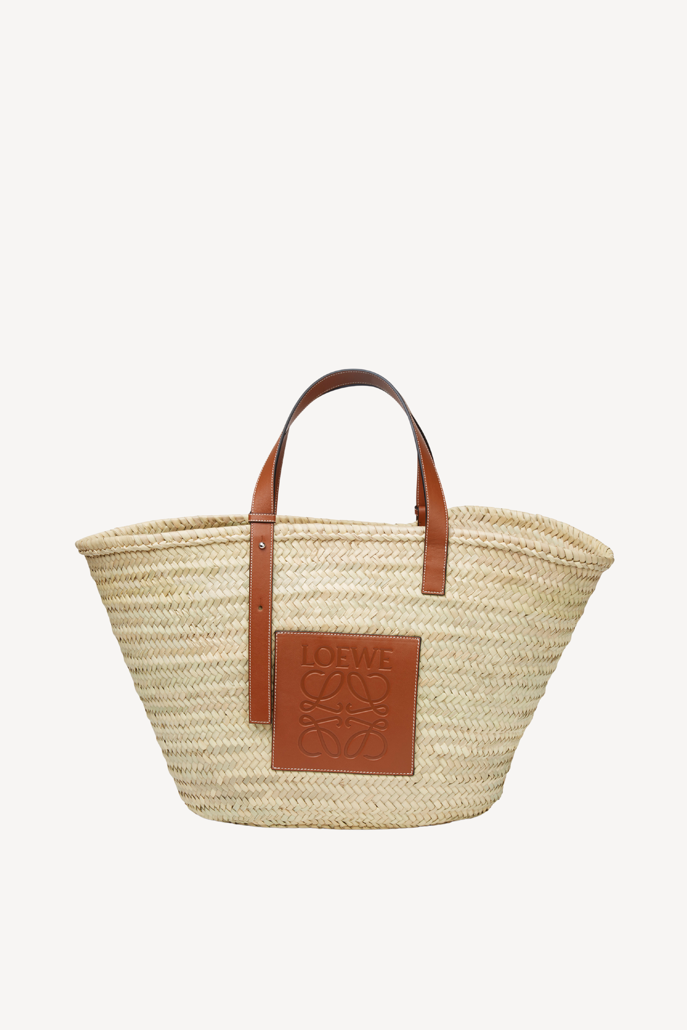 Natural Large Basket Bag