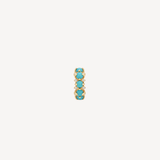 Turquoise + Diamond Round Big Bead