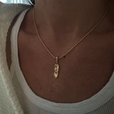 North Star Oval Charm