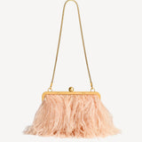 Lilith Chain Evening Bag in Desert Sand