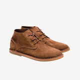 Suede Alto Boot in Marrone