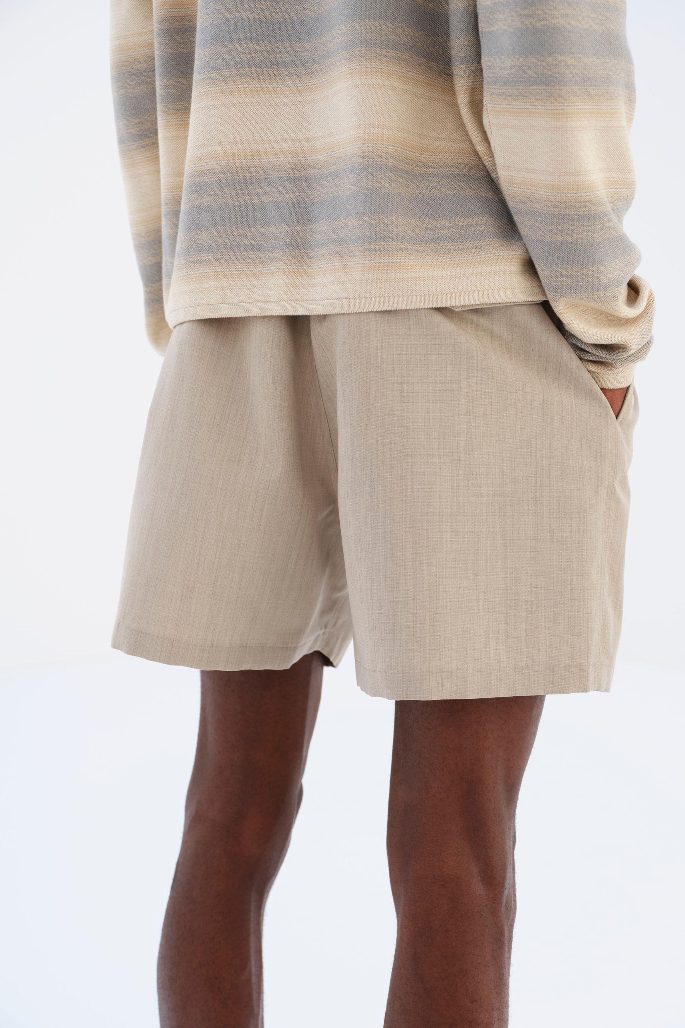 Wool Max Canvas Shorts