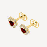 Yellow Gold Chameleons Cufflinks