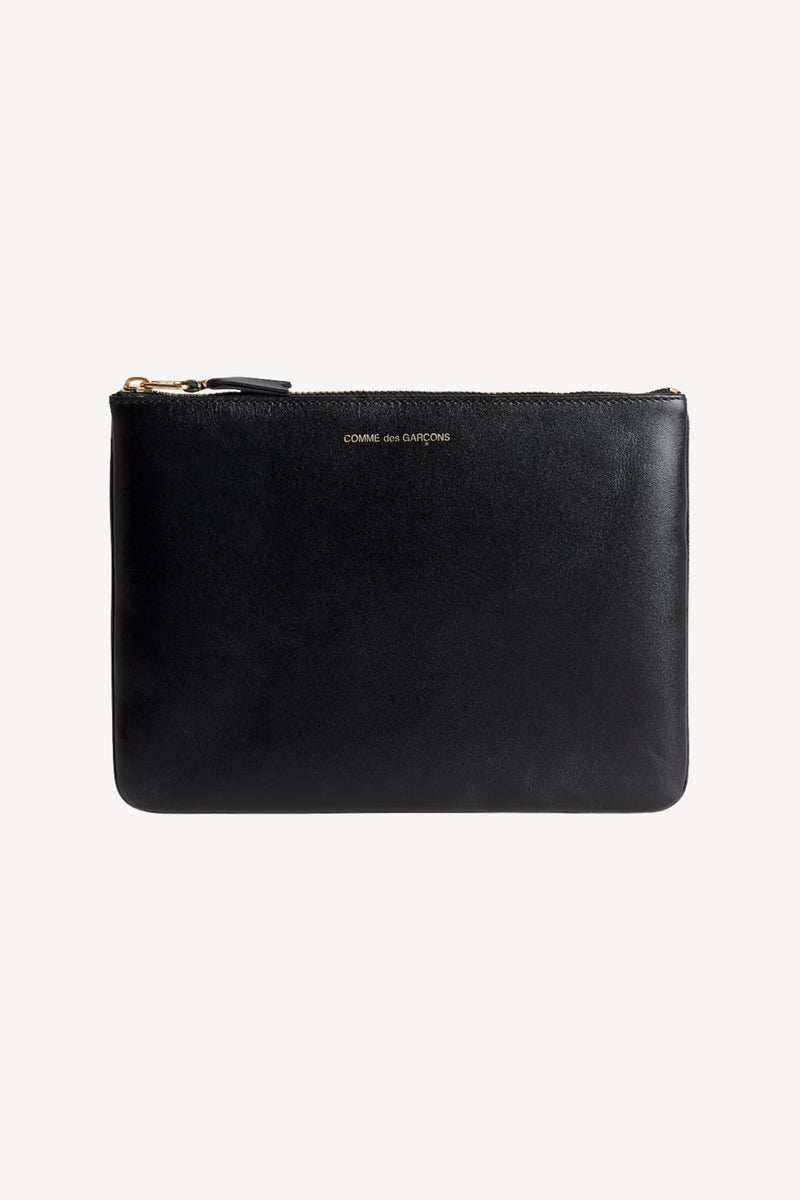 Classic Leather Pouch in Black