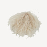 Ostrich Feather Brooch in Ivory