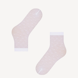 Dot Sock in White