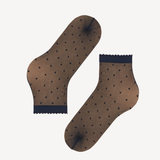 Dot Sock in Marine
