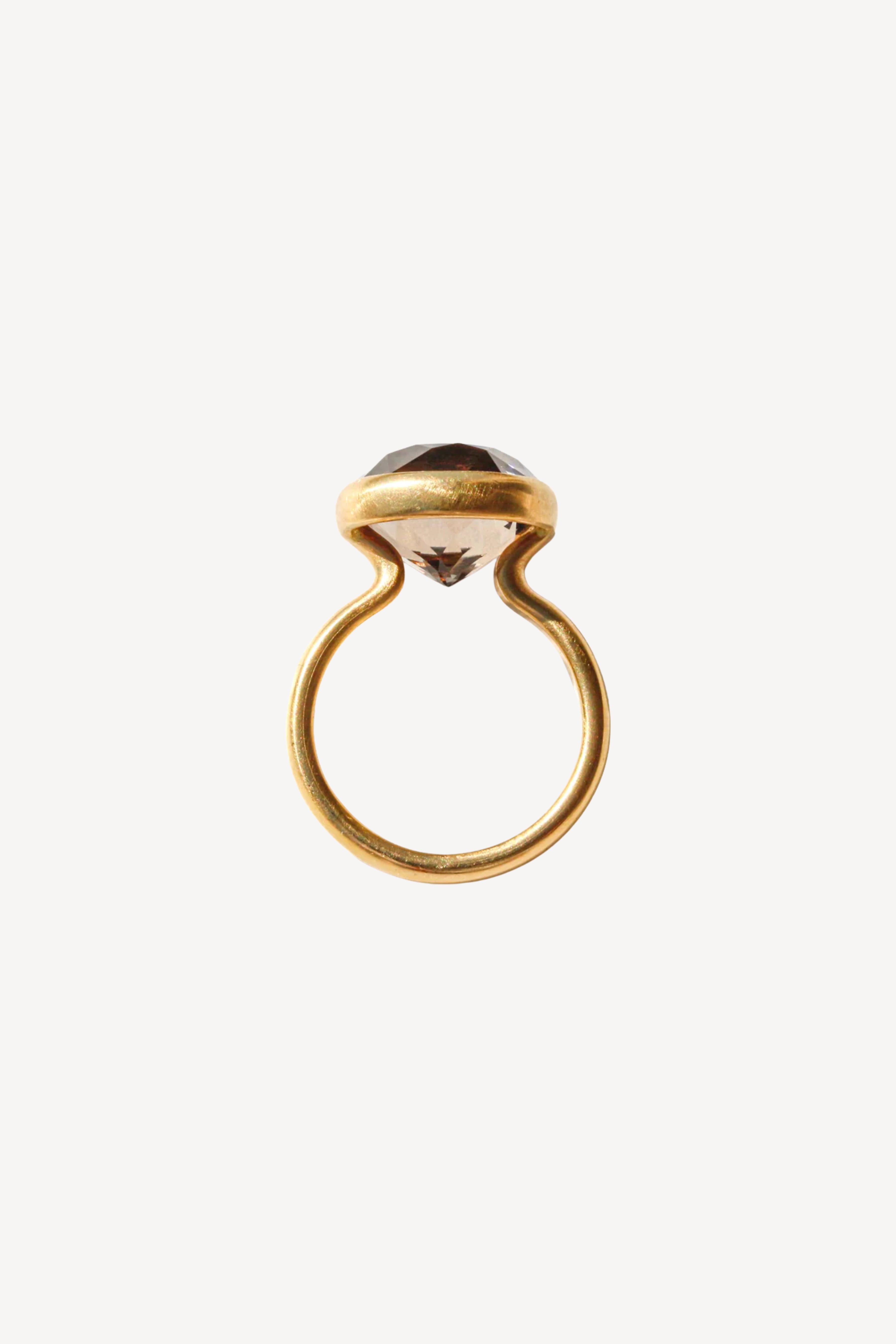 Smokey Quartz Princess Ring