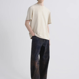 Asha Mock Neck Tee in Brown Rice_ByGeorge_A1009-1521