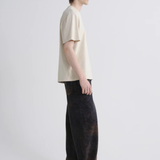 Asha Mock Neck Tee in Brown Rice_ByGeorge_A1009-1521