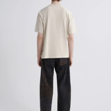Asha Mock Neck Tee in Brown Rice_ByGeorge_A1009-1521