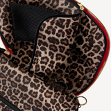 Red & Leopard Signature Makeup Bag