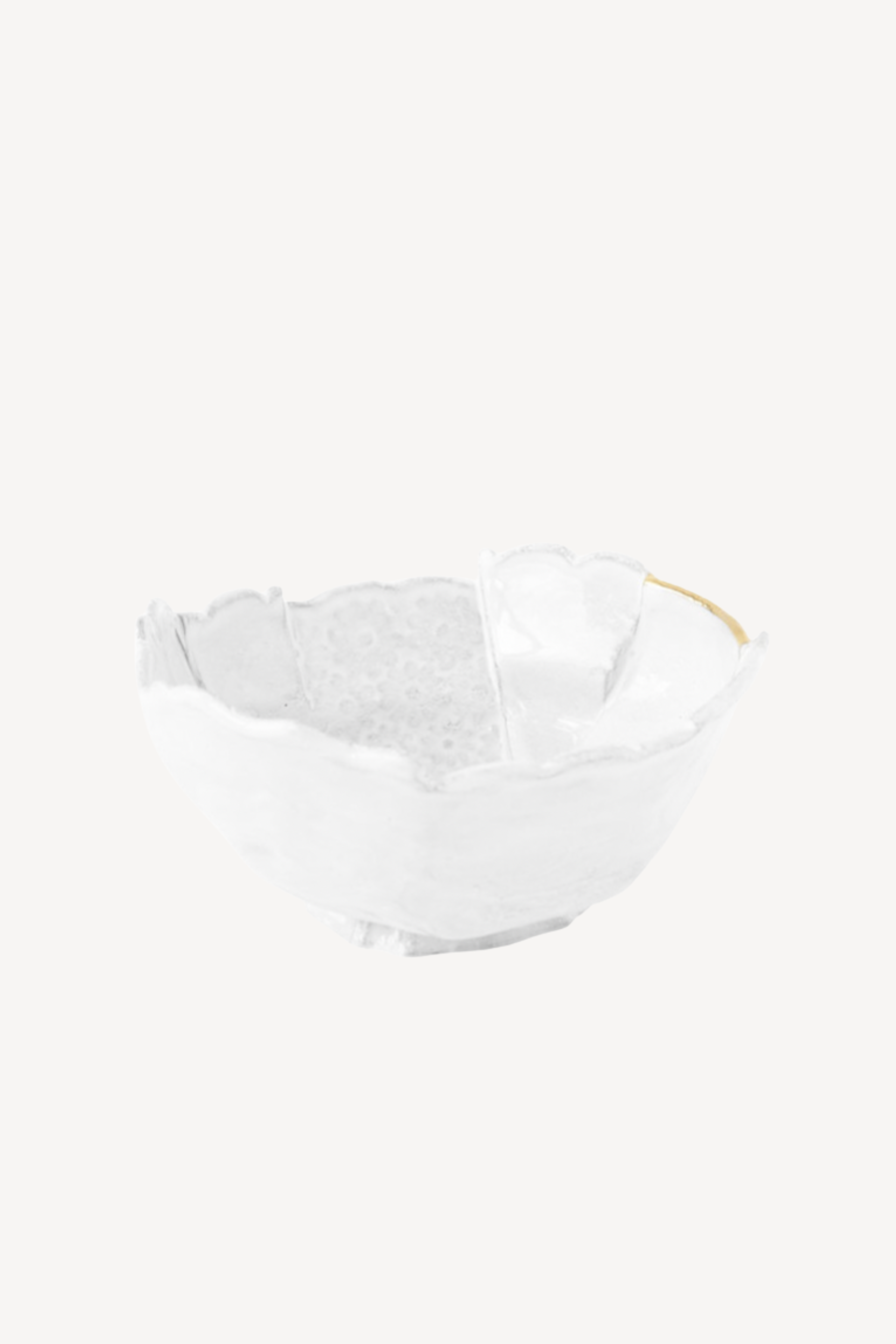 Mini Sacai Patchwork Salad Bowl - Golden Edging