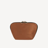 Camel & Red Everyday Makeup Bag