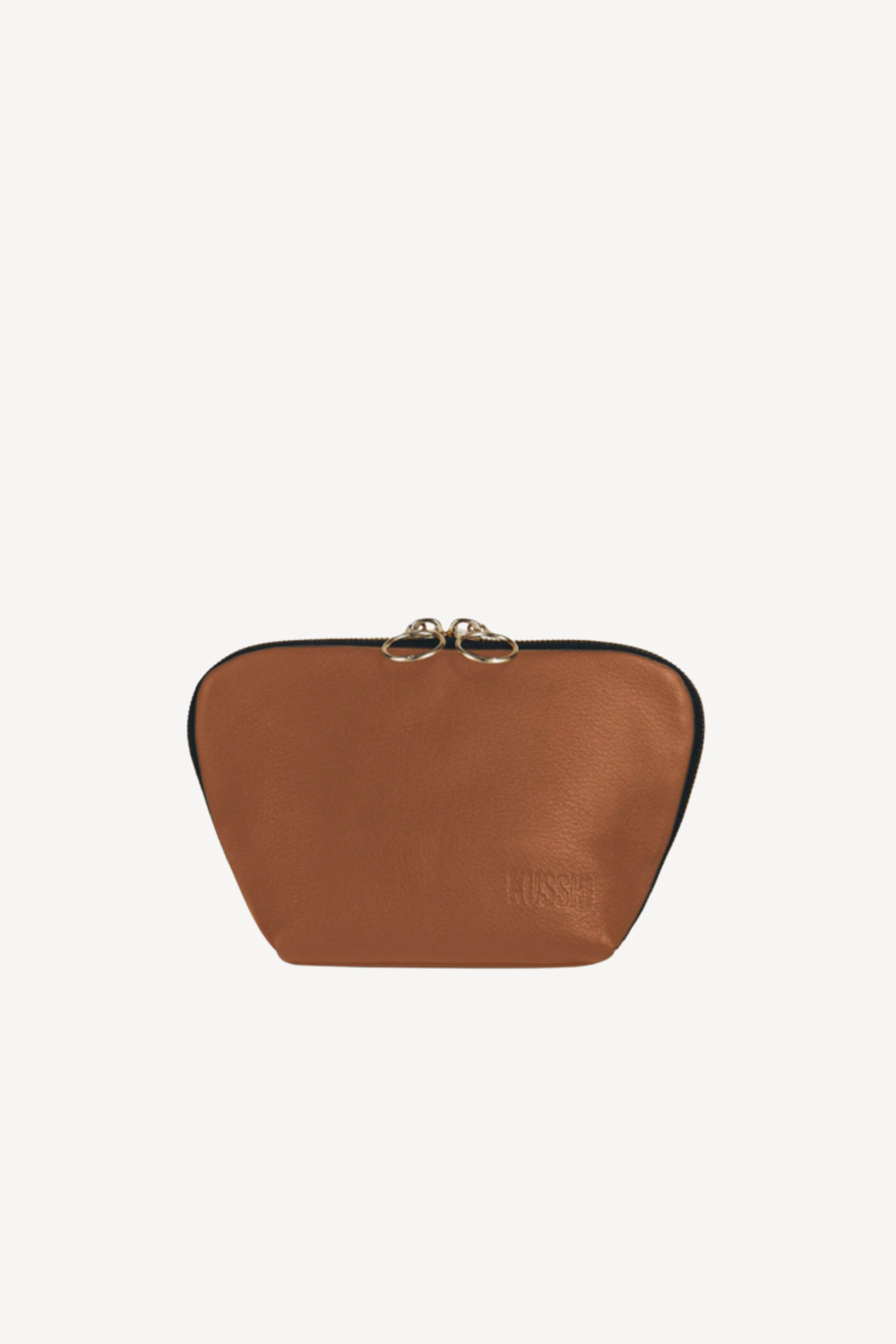 Camel & Red Everyday Makeup Bag