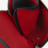 Camel & Red Everyday Makeup Bag