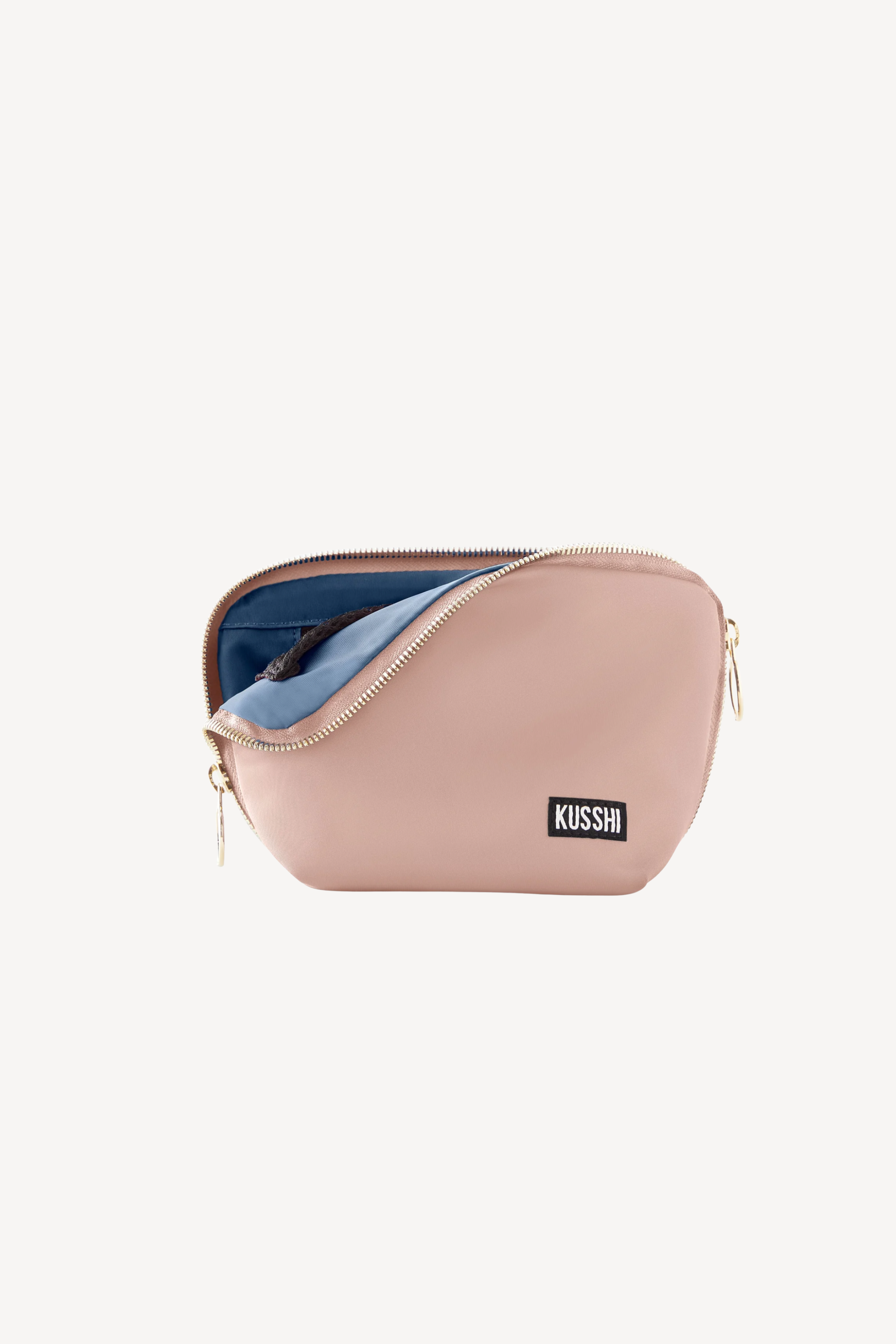 Blush & Grey Signature Makeup Bag