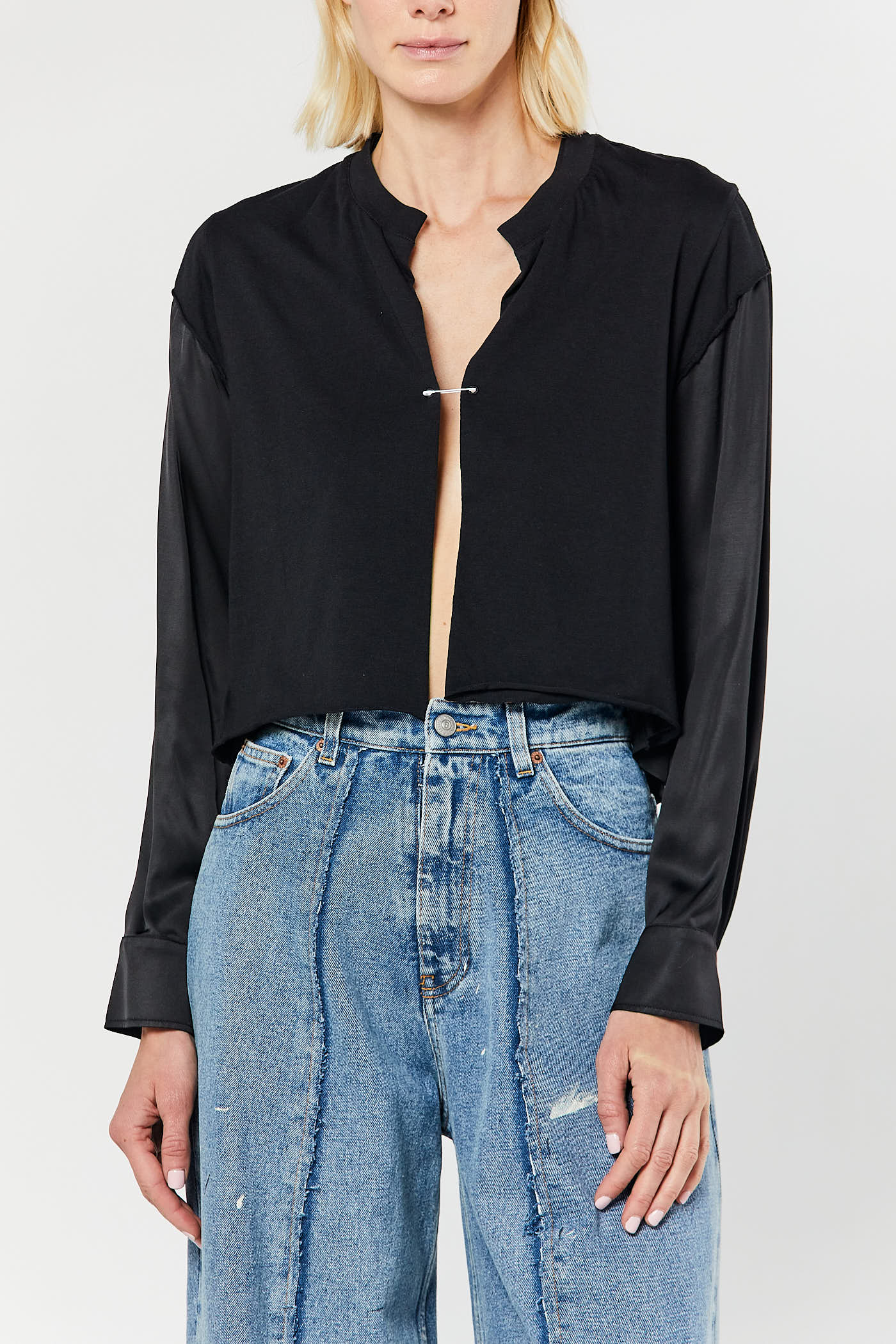 Black Long Sleeved Top