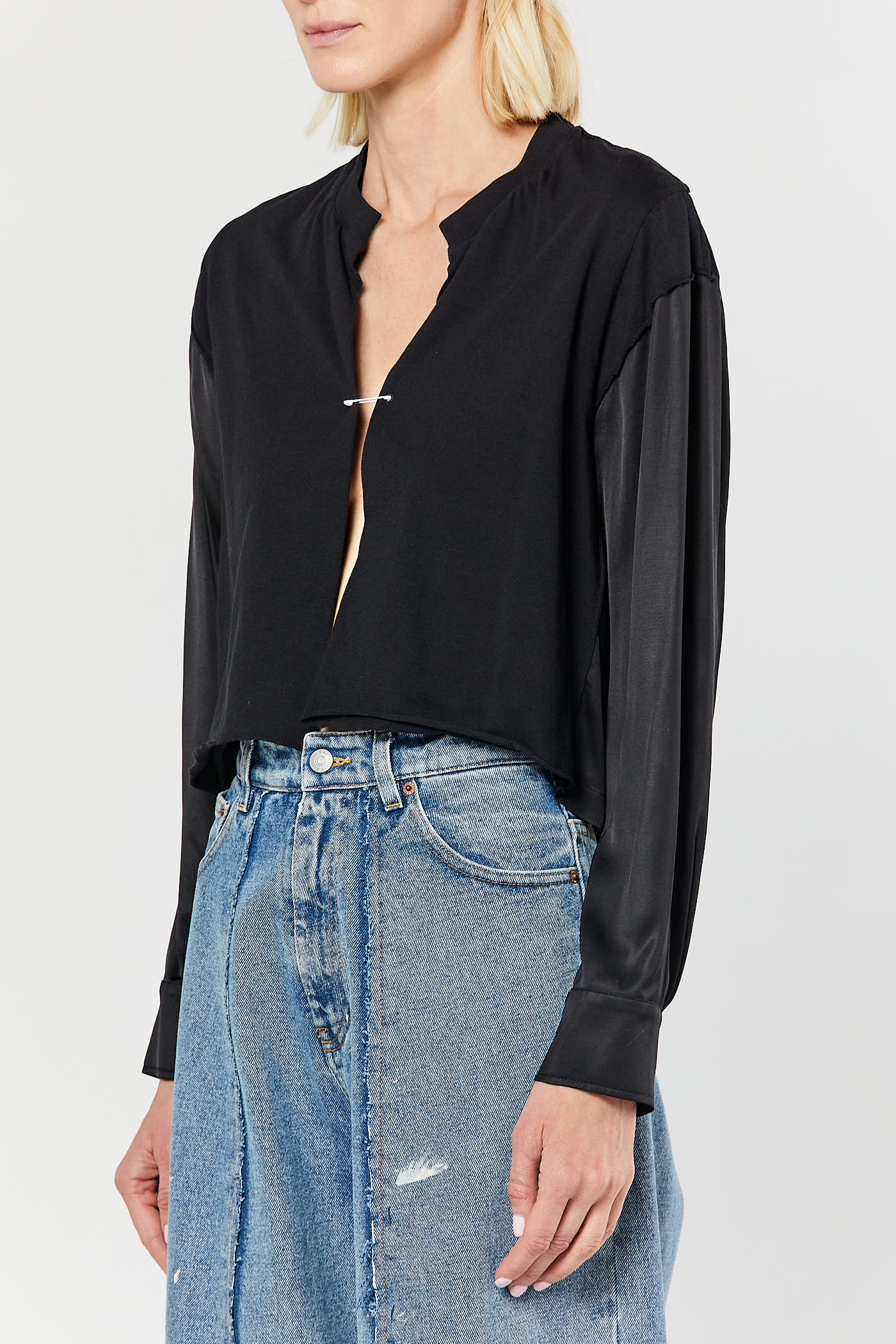 Black Long Sleeved Top